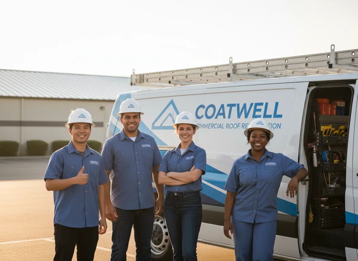 Commercial roof coating company in Rogers, ND